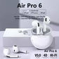 AirPods Pro 6 Hi-Fi Wireless Bluetooth 5.0 Earbuds – Compact Slim Design with Charging Case (White)