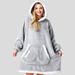 Womens Fleece-Lined Thickened Hooded Loungewear Pajamas